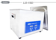 Dijital Ultrasonik Takı Temizleme Makinesi, 15L Ultrasonik Karbüratör Temizleyici, Taşınabilir Sepet