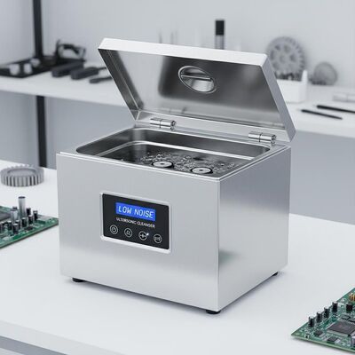 Düşük Gürültü Seviyeli Tezgah Tipi Ultrasonik Temizleyici, Çeşitli Endüstrilerde Temizlik İçin Tasarlanmış Paslanmaz Çelik Tanklı