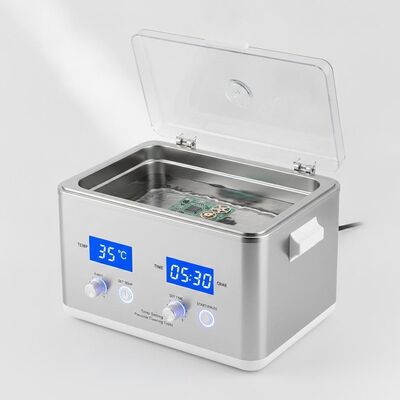 Isıtma Ayarları 0-80 °C Masa Üstü Ultrasonik Temizleyici Zamanlayıcı Ayarları 0-30 Dakika Precision Temizlik Görevleri için Uygun