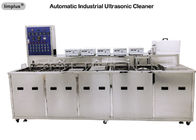Yağ Yağını Giderme için Durulama Kurutma Sistemli Çok Tanklı Endüstriyel Ultrasonik Temizleyici Makine