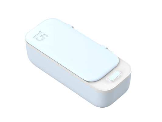 Ev Kullanımı için Yüksek Frekanslı Mini Ultrasonik Temizleyici SS Tankı 450ml İzle Protez Temiz